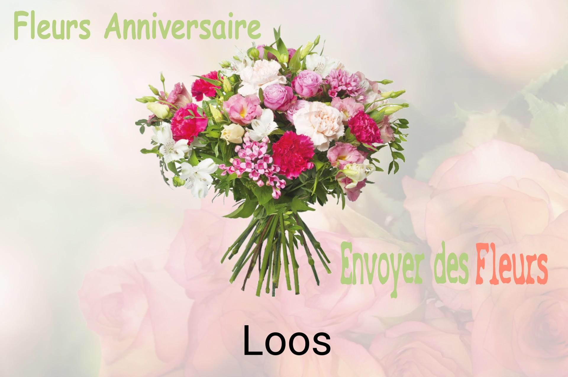 Bouquet de fleurs d’anniversaire livré à Loos